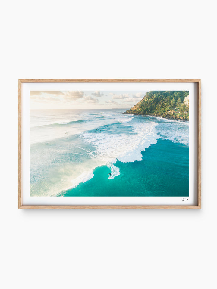 Burleigh Beach 02 - Wall Art Print - Australia Unseen