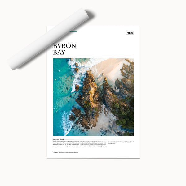 Byron Bay Editorial Poster - Australia Unseen