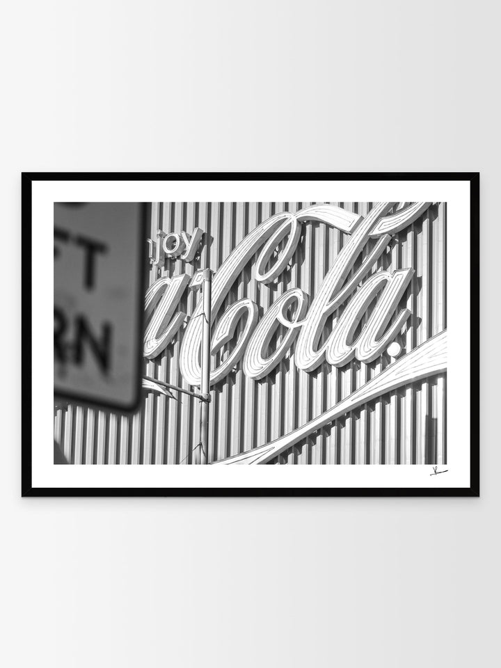 Coke Sign 02 - Wall Art Print - Australia Unseen