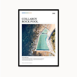 Collaroy Rock Pool Editorial Poster - Australia Unseen