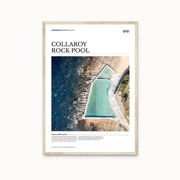 Collaroy Rock Pool Editorial Poster - Australia Unseen