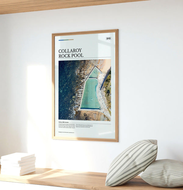 Collaroy Rock Pool Editorial Poster - Australia Unseen