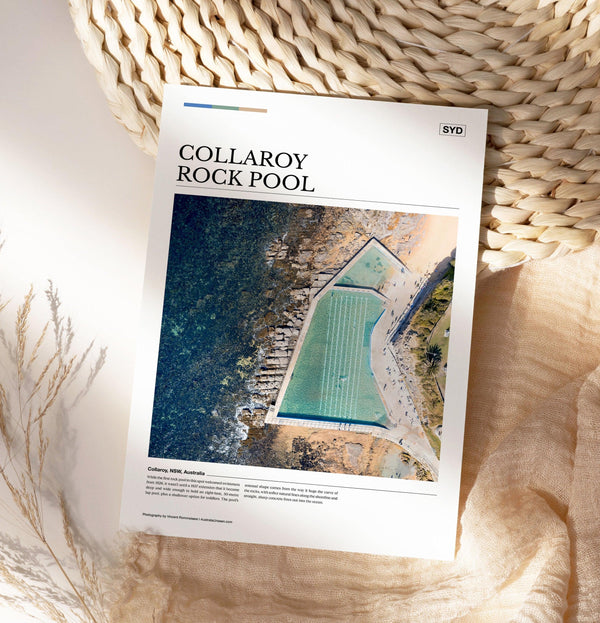 Collaroy Rock Pool Editorial Poster - Australia Unseen