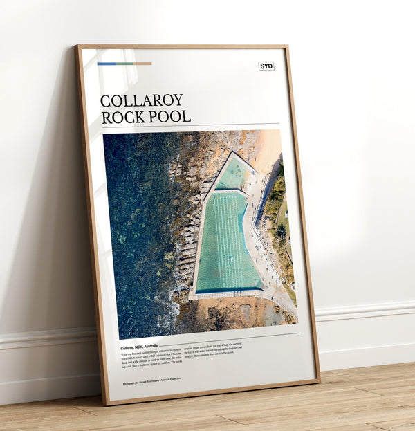 Collaroy Rock Pool Editorial Poster - Australia Unseen