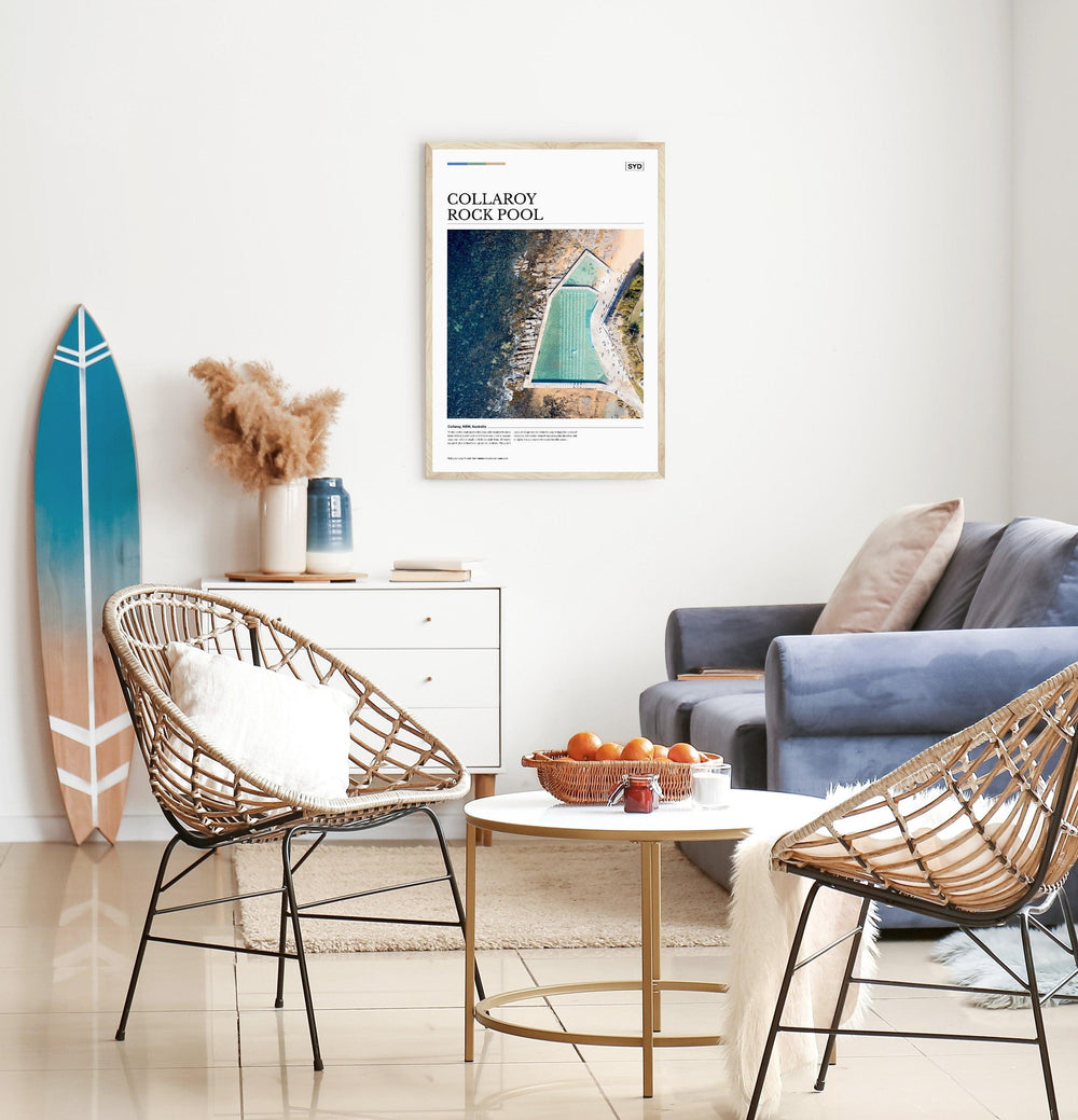 Collaroy Rock Pool Editorial Poster - Australia Unseen