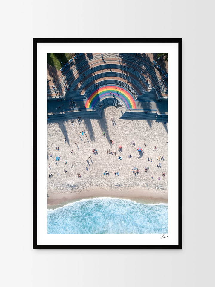 Coogee Beach - Rainbow 01 - Australia Unseen - Wall Art Print