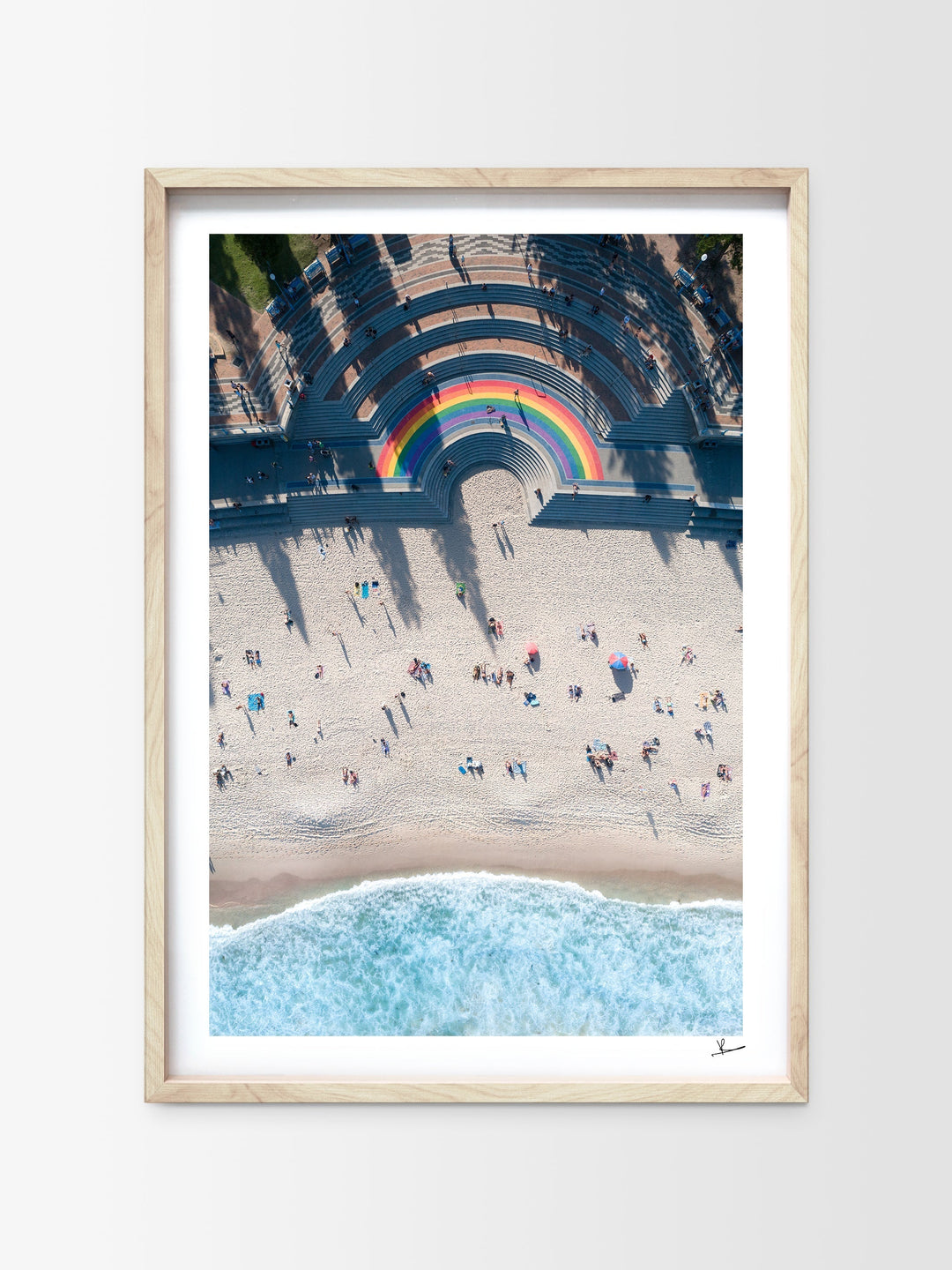 Coogee Beach - Rainbow 01 - Wall Art Print - Australia Unseen