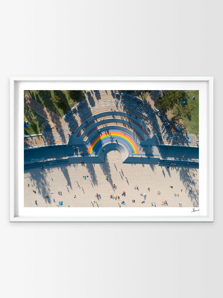 Coogee Beach - Rainbow 02 - Wall Art Print - Australia Unseen