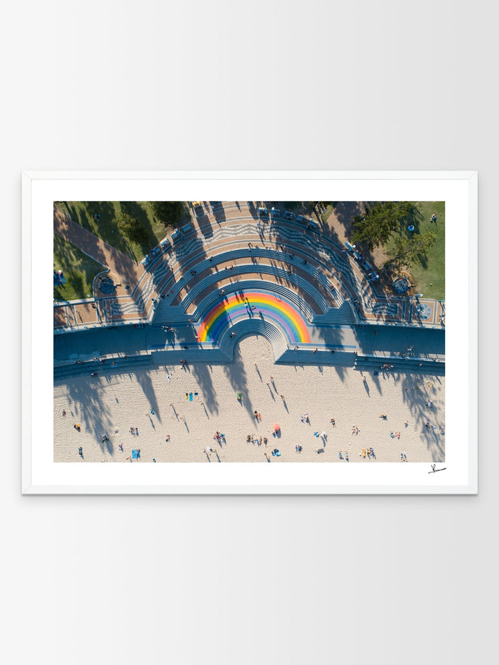 Coogee Beach - Rainbow 02 - Wall Art Print - Australia Unseen