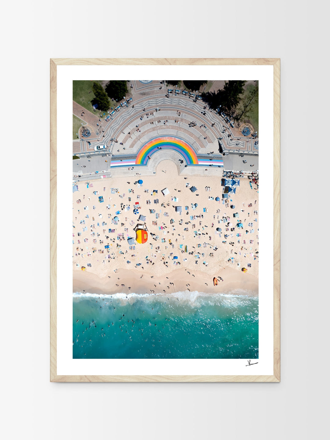 Coogee Beach - Rainbow 03 - Wall Art Print - Australia Unseen