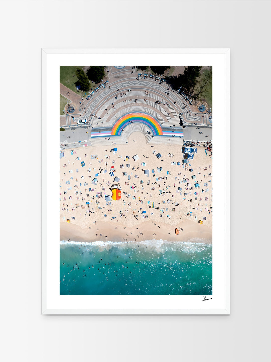 Coogee Beach - Rainbow 03 - Wall Art Print - Australia Unseen