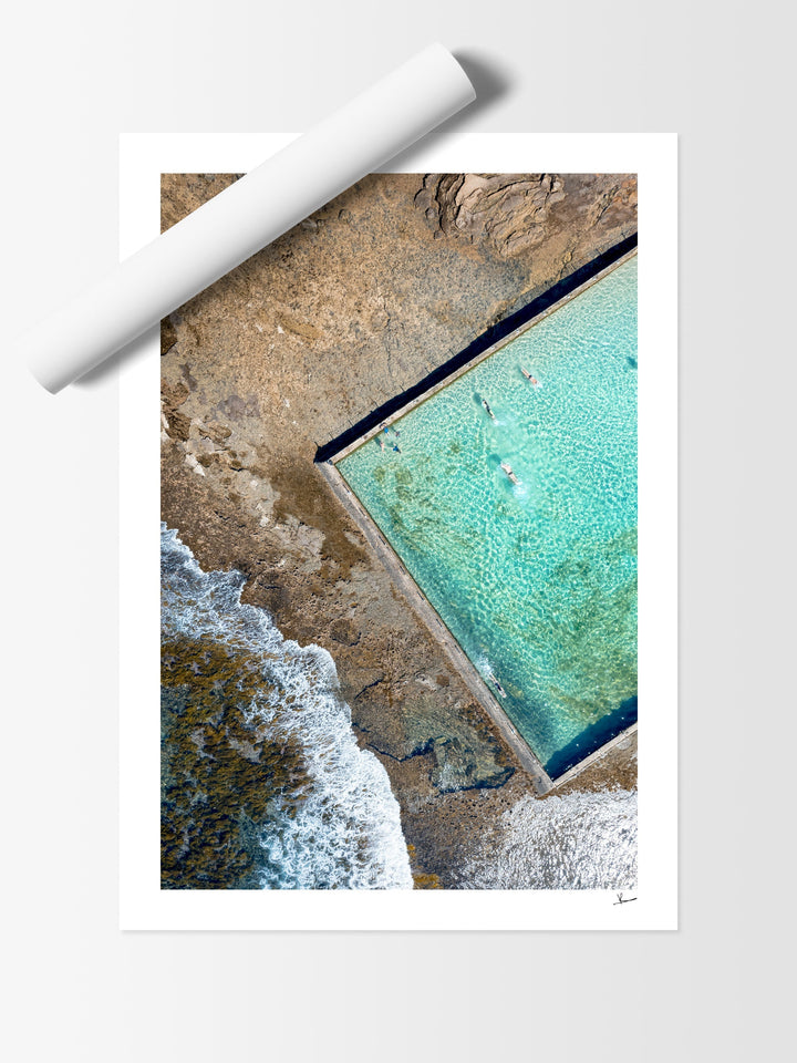 Cronulla - Shelly Beach Pool 02 - Wall Art Print - Australia Unseen