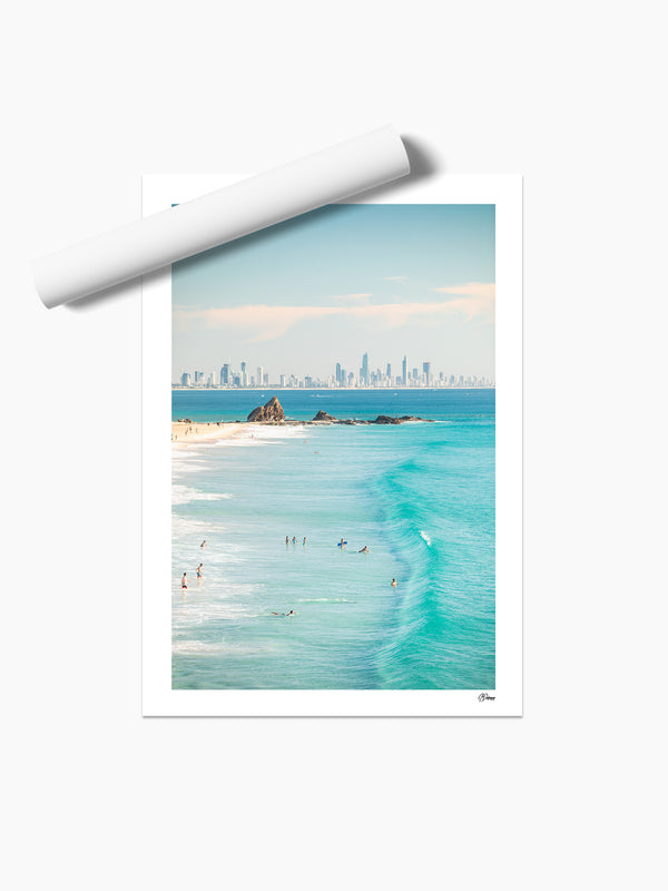Currumbin Beach 01 - Wall Art Print - Australia Unseen