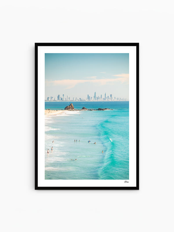 Currumbin Beach 01 - Wall Art Print - Australia Unseen