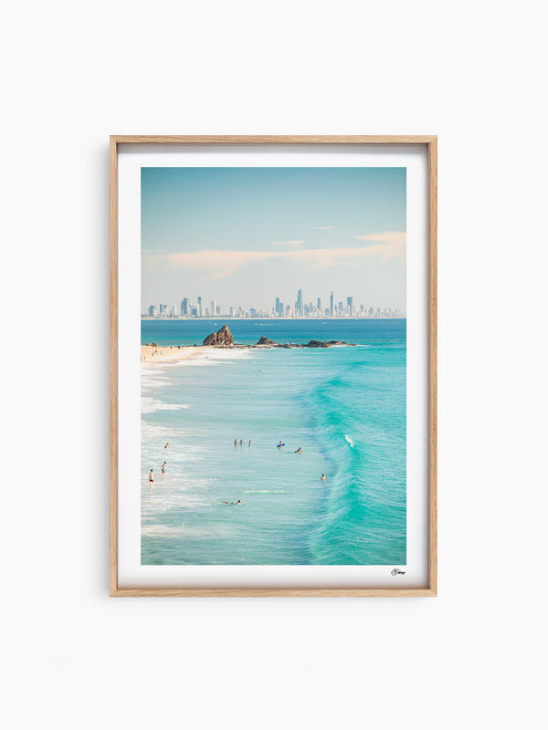 Currumbin Beach 01 - Wall Art Print - Australia Unseen