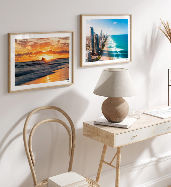 Currumbin Beach 02 - Sunrise - Wall Art Print - Australia Unseen