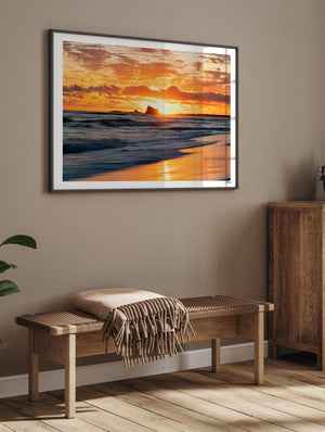 Currumbin Beach 02 - Sunrise - Wall Art Print - Australia Unseen