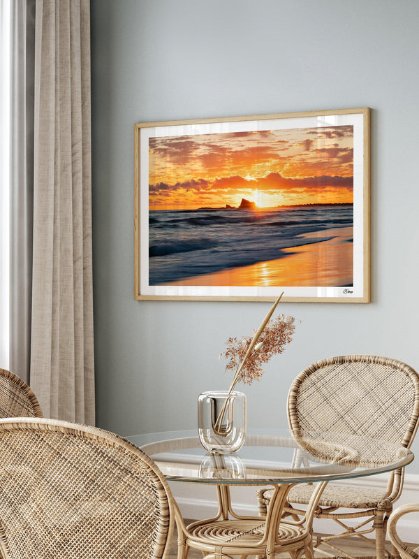 Currumbin Beach 02 - Sunrise - Wall Art Print - Australia Unseen