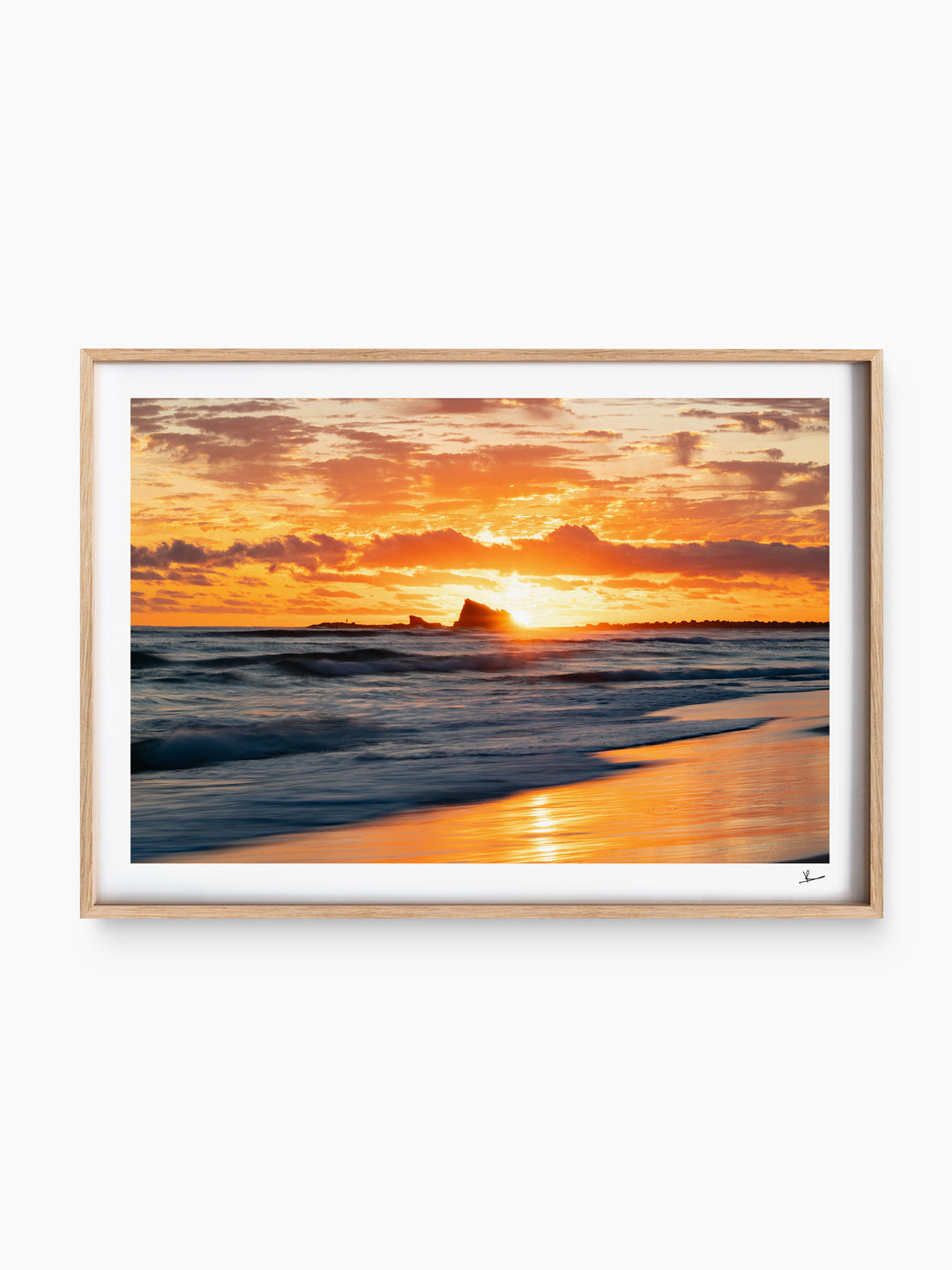Currumbin Beach 02 - Sunrise - Wall Art Print - Australia Unseen