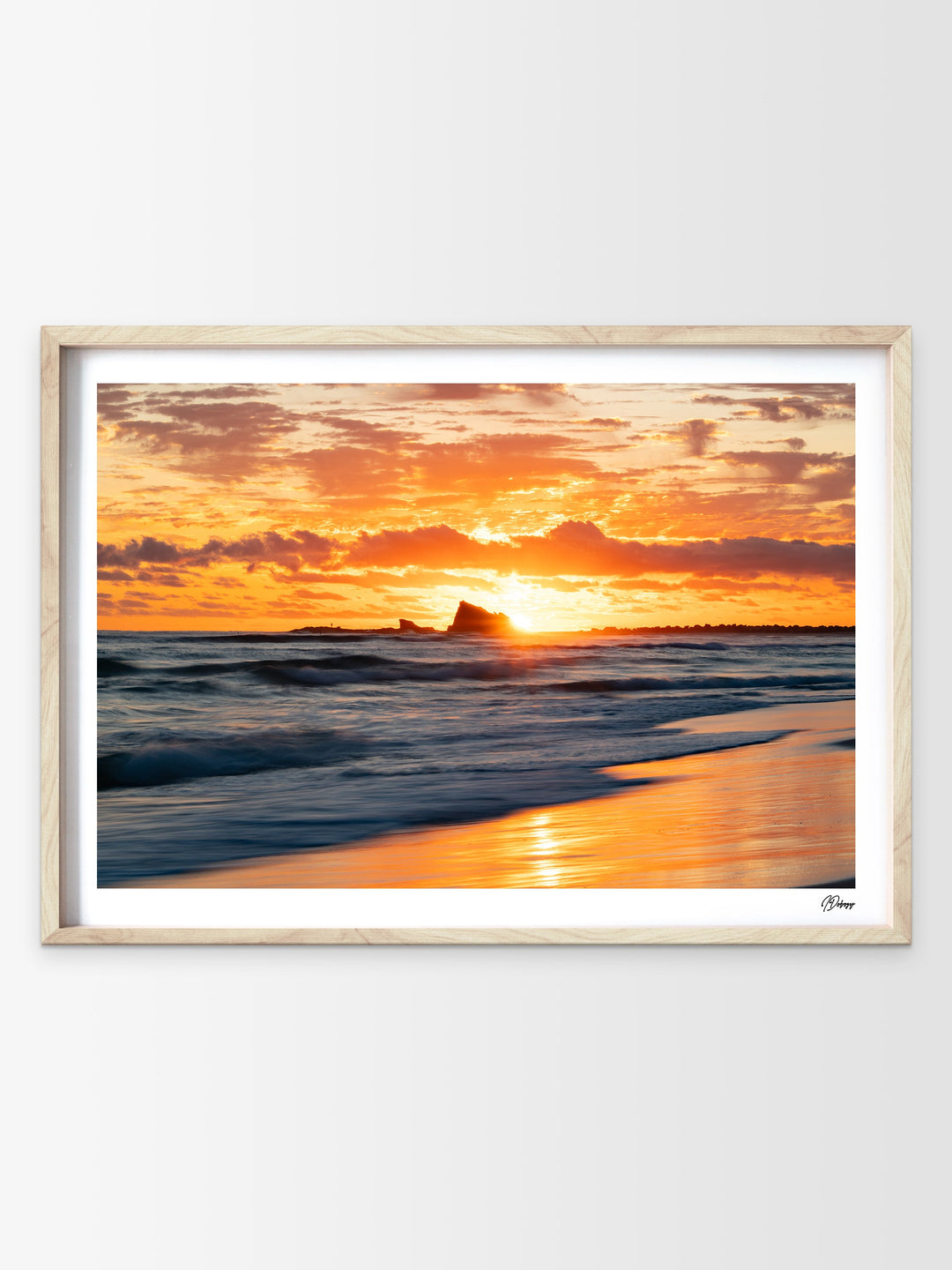 Currumbin Beach 02 - Sunrise - Wall Art Print - Australia Unseen