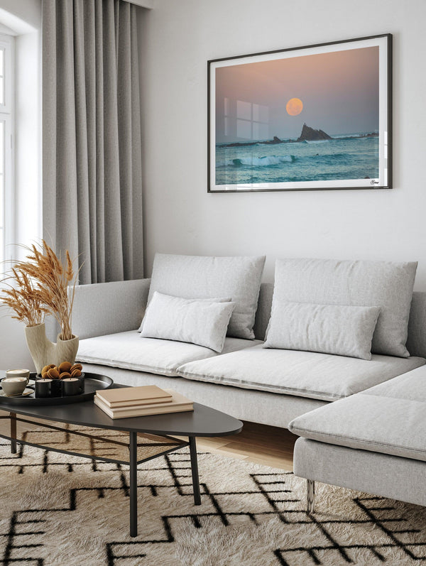 Currumbin Beach 03 - Full Moon - Wall Art Print - Australia Unseen