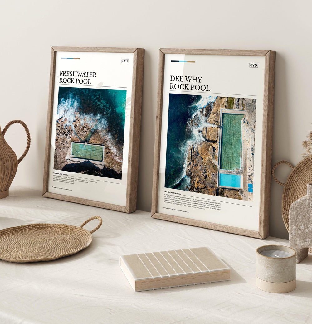 Dee Why Rock Pool Editorial Poster - Australia Unseen