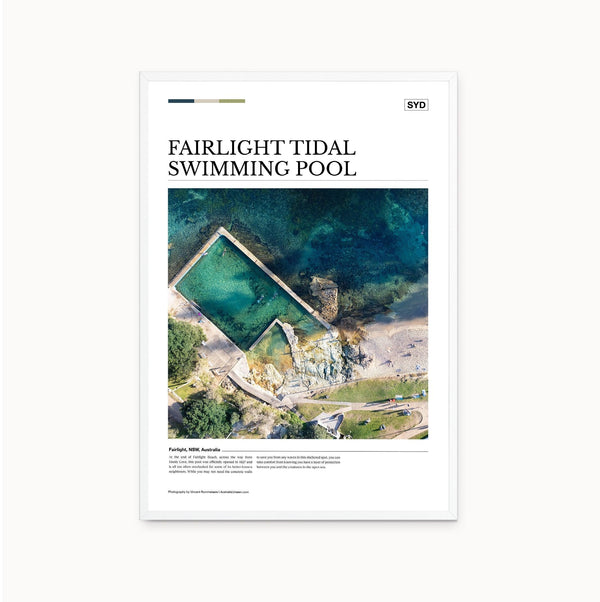 Fairlight Tidal Swimming Pool Editorial Poster - Australia Unseen