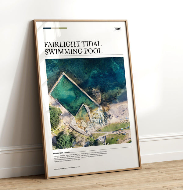 Fairlight Tidal Swimming Pool Editorial Poster - Australia Unseen