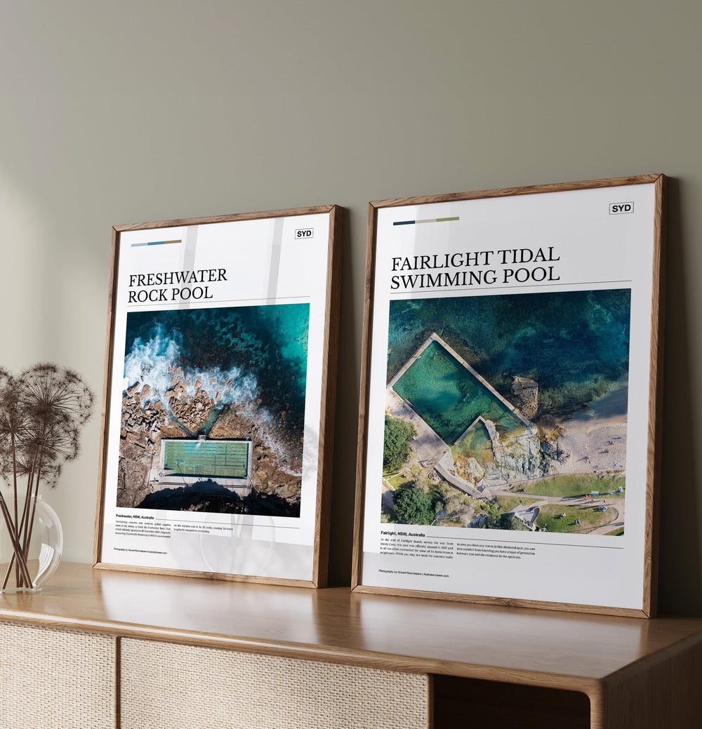 Fairlight Tidal Swimming Pool Editorial Poster - Australia Unseen