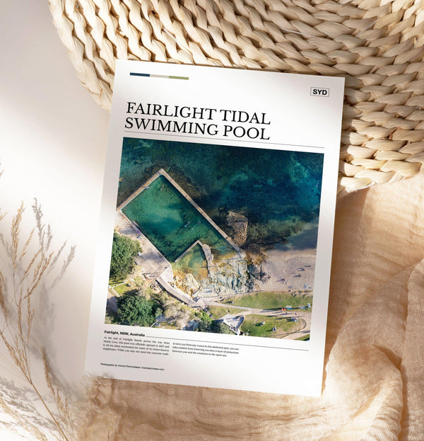 Fairlight Tidal Swimming Pool Editorial Poster - Australia Unseen