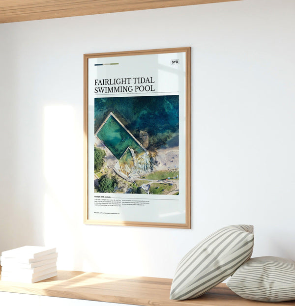 Fairlight Tidal Swimming Pool Editorial Poster - Australia Unseen