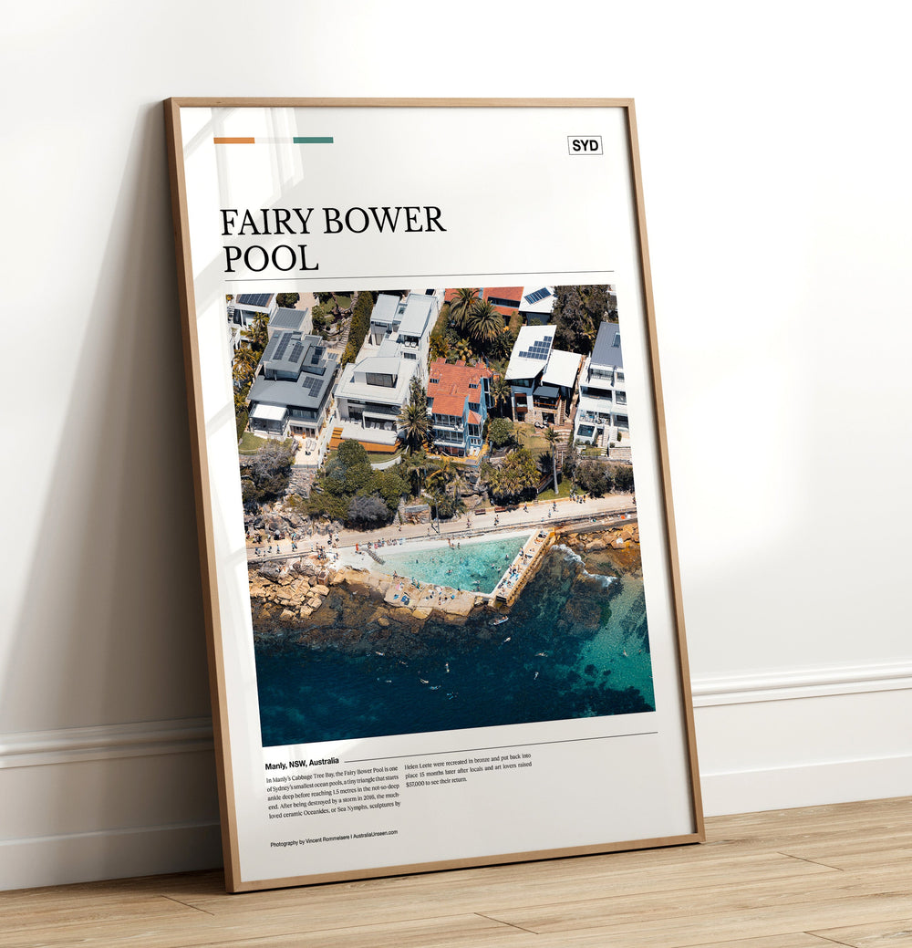 Fairy Bower Pool Editorial Poster - Australia Unseen