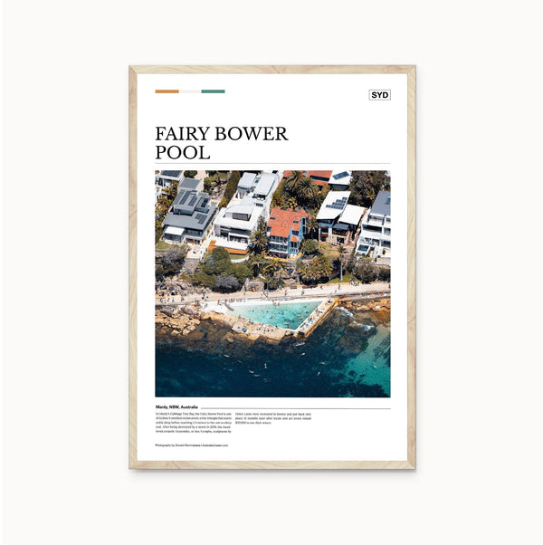 Fairy Bower Pool Editorial Poster - Australia Unseen