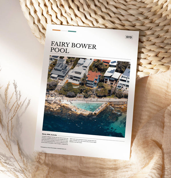Fairy Bower Pool Editorial Poster - Australia Unseen
