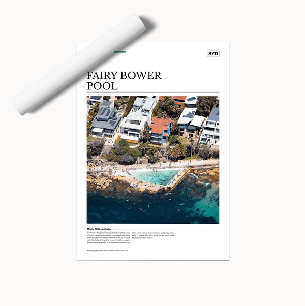 Fairy Bower Pool Editorial Poster - Australia Unseen