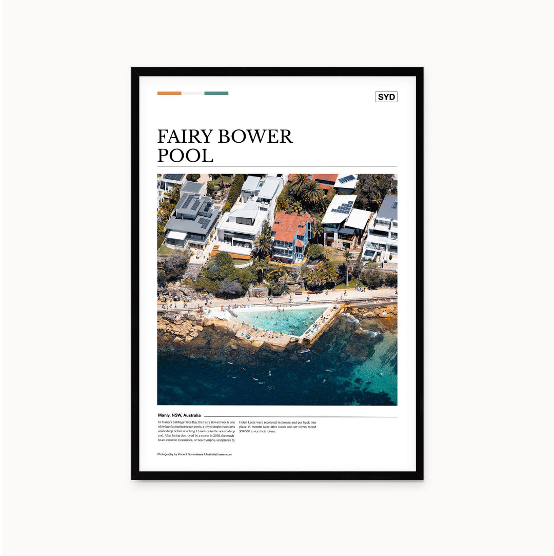 Fairy Bower Pool Editorial Poster - Australia Unseen