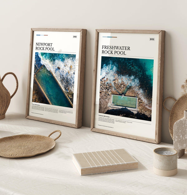Freshwater Rock Pool Editorial Poster - Australia Unseen