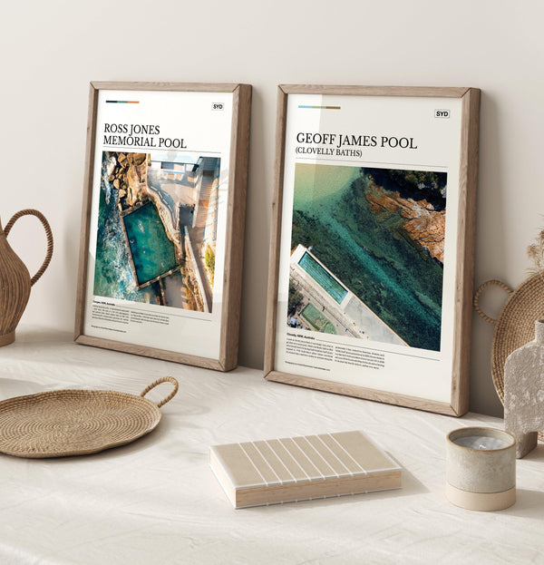 Geoff James Pool (Clovelly Baths) Editorial Poster - Australia Unseen