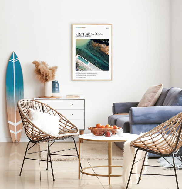 Geoff James Pool (Clovelly Baths) Editorial Poster - Australia Unseen