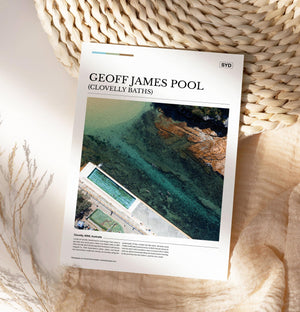 Geoff James Pool (Clovelly Baths) Editorial Poster - Australia Unseen