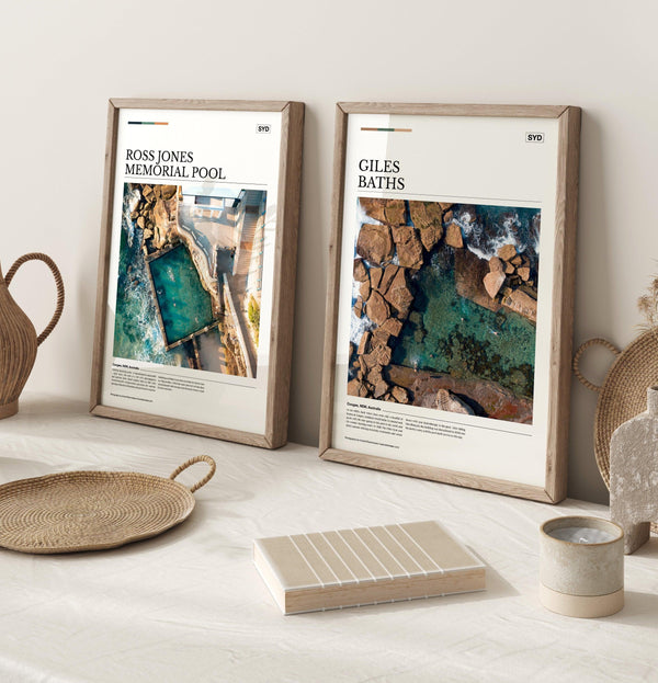 Giles Baths Editorial Poster - Australia Unseen