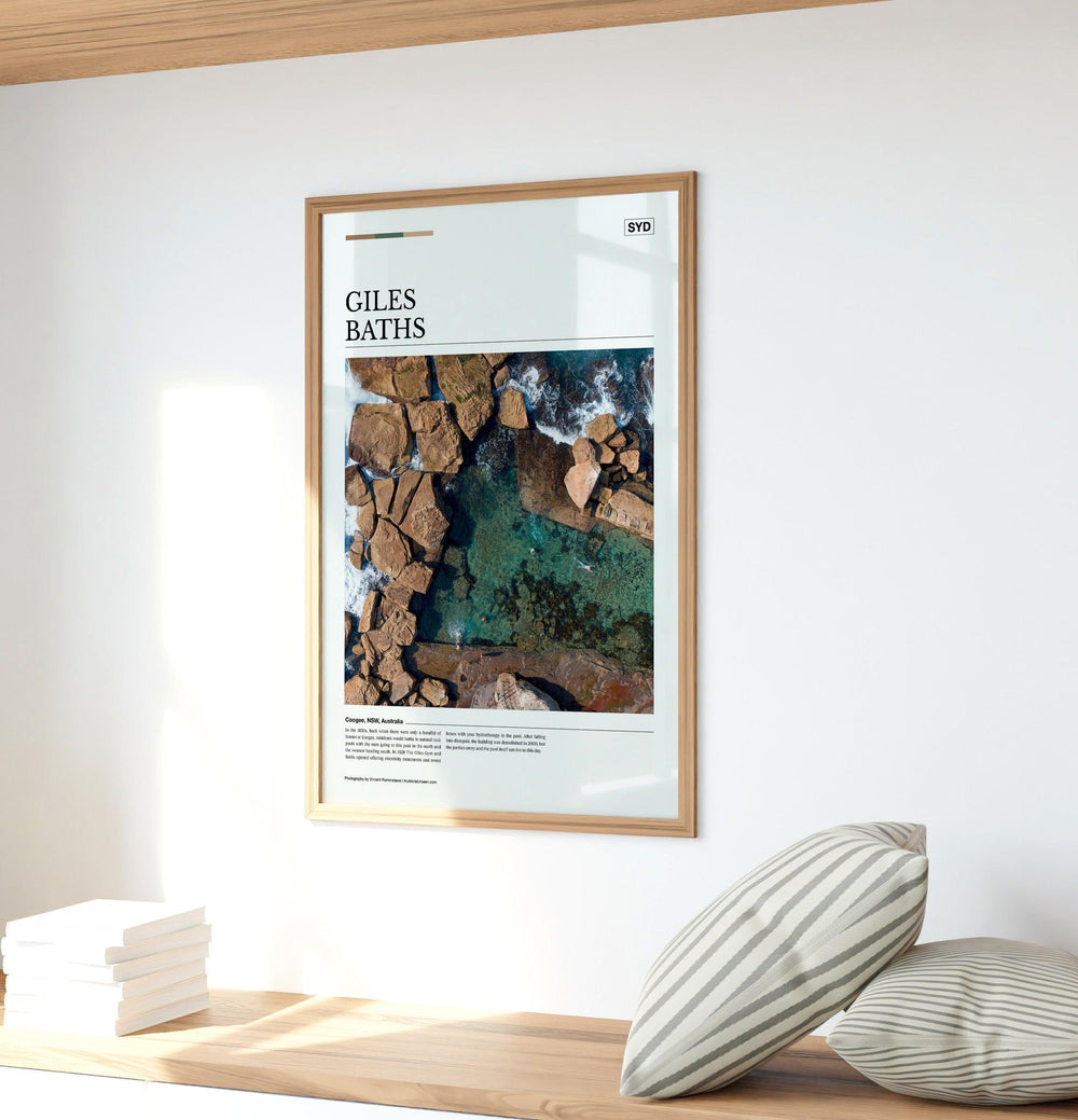 Giles Baths Editorial Poster - Australia Unseen