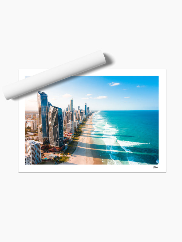 Gold Coast 02 - Shadows - Wall Art Print - Australia Unseen