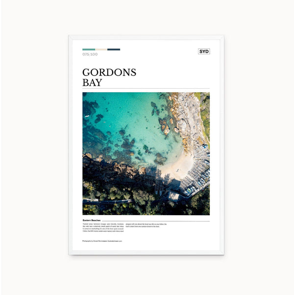 Gordons Bay Editorial Poster - Australia Unseen