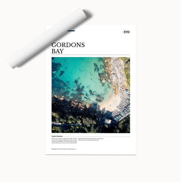 Gordons Bay Editorial Poster - Australia Unseen