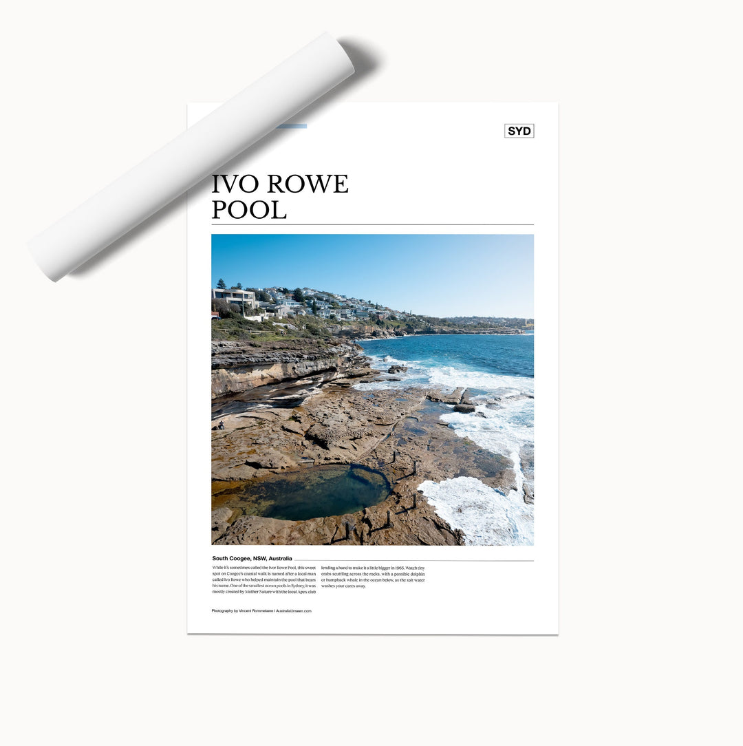 Ivo Rowe Pool Editorial Poster - Australia Unseen