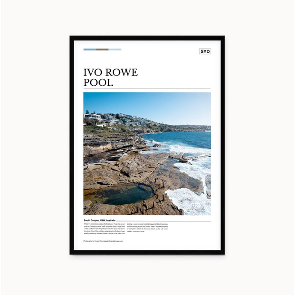 Ivo Rowe Pool Editorial Poster - Australia Unseen