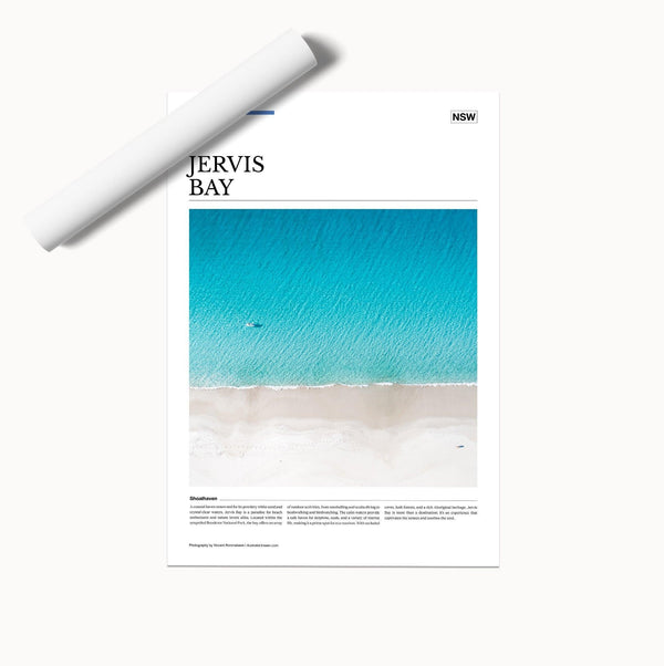 Jervis Bay Editorial Poster - Australia Unseen
