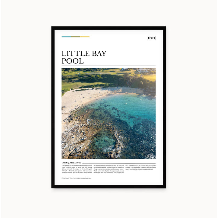 Little Bay Pool Editorial Poster - Australia Unseen