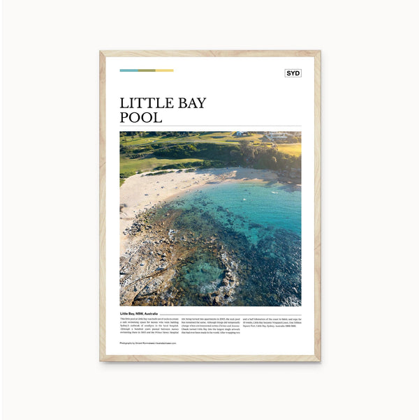 Little Bay Pool Editorial Poster - Australia Unseen